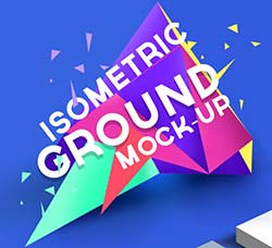 PS动作－等轴堆叠：Isometric Ground Mock-UP Actions